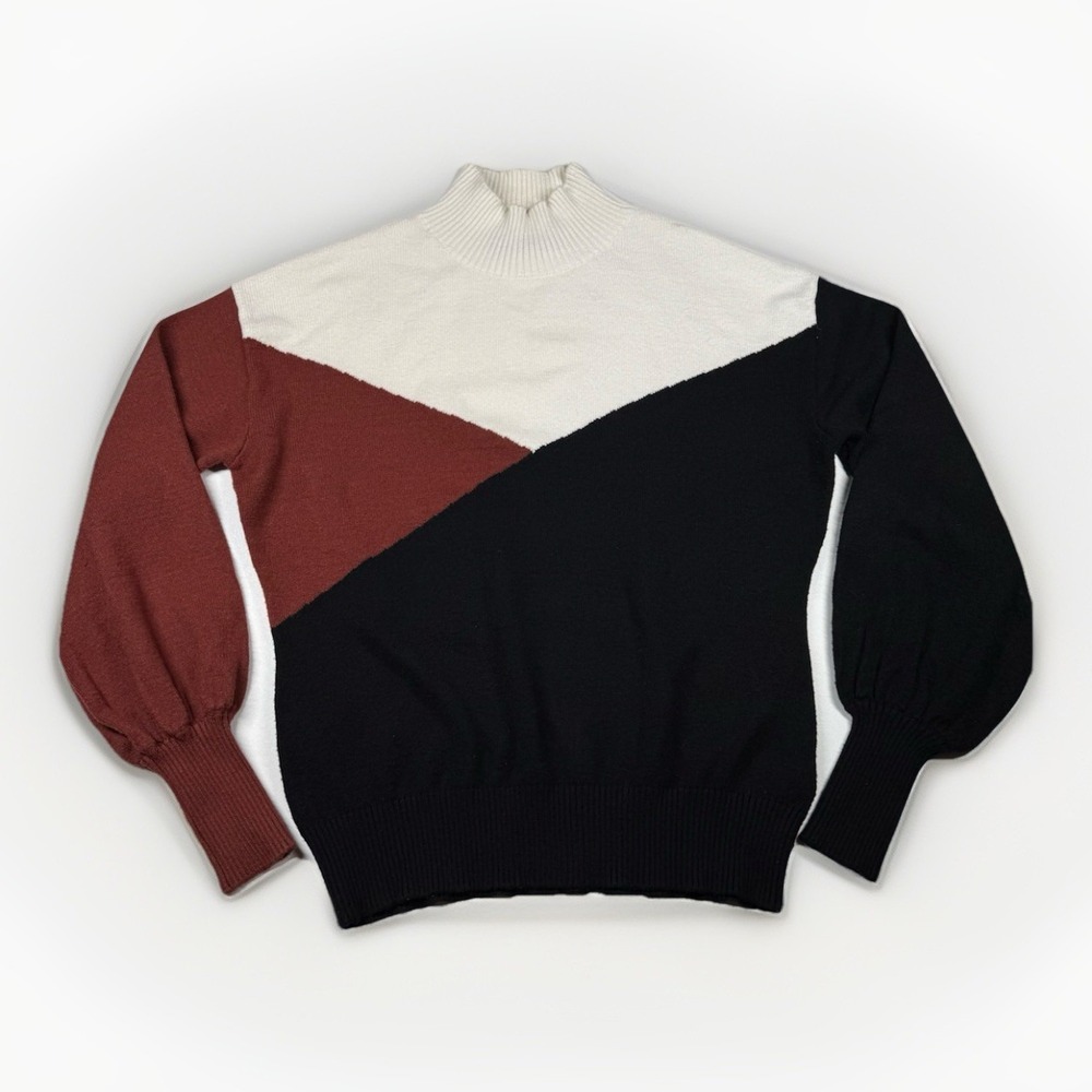 Laundry by shelli segal Sweater S Small Fall Black Wine